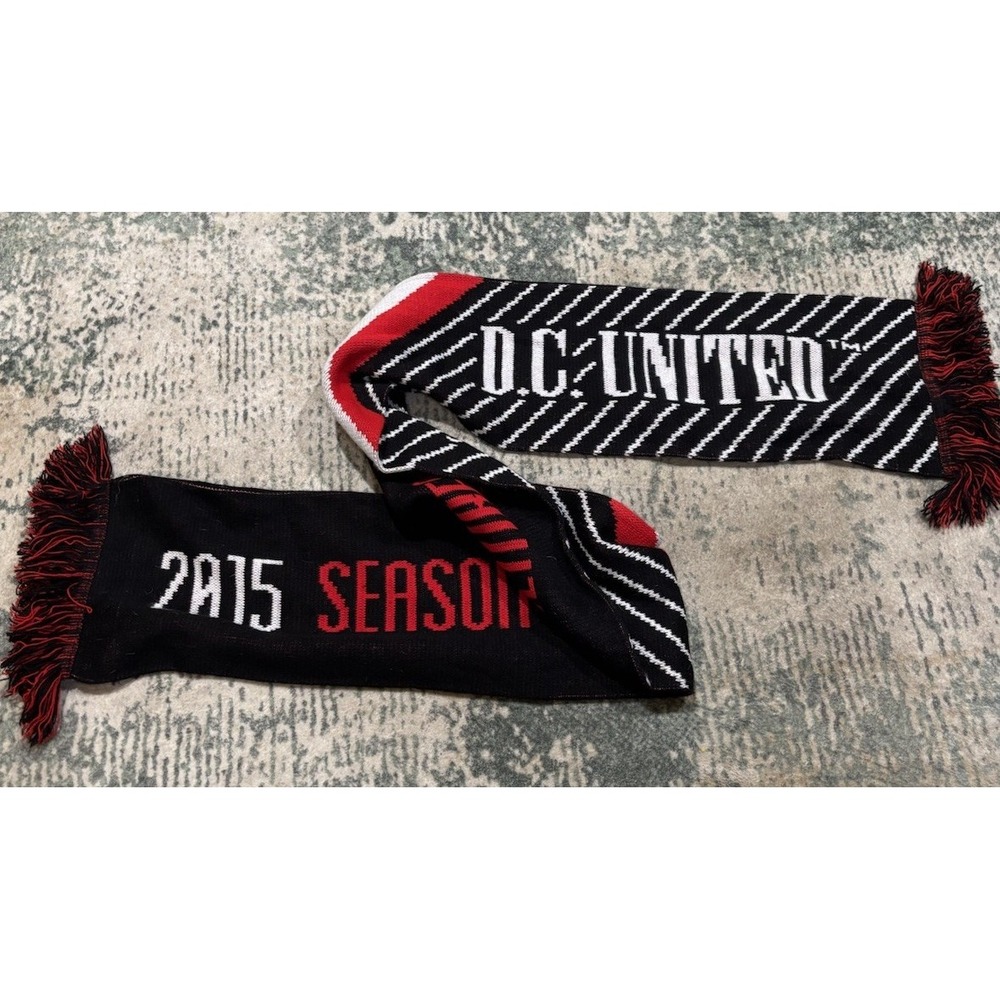 D.C. United MLS 2015 Season Ticket Member Scarf - 20th Season Ruffneck